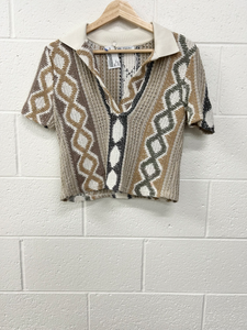 Zara Short Sleeve Top Size Small