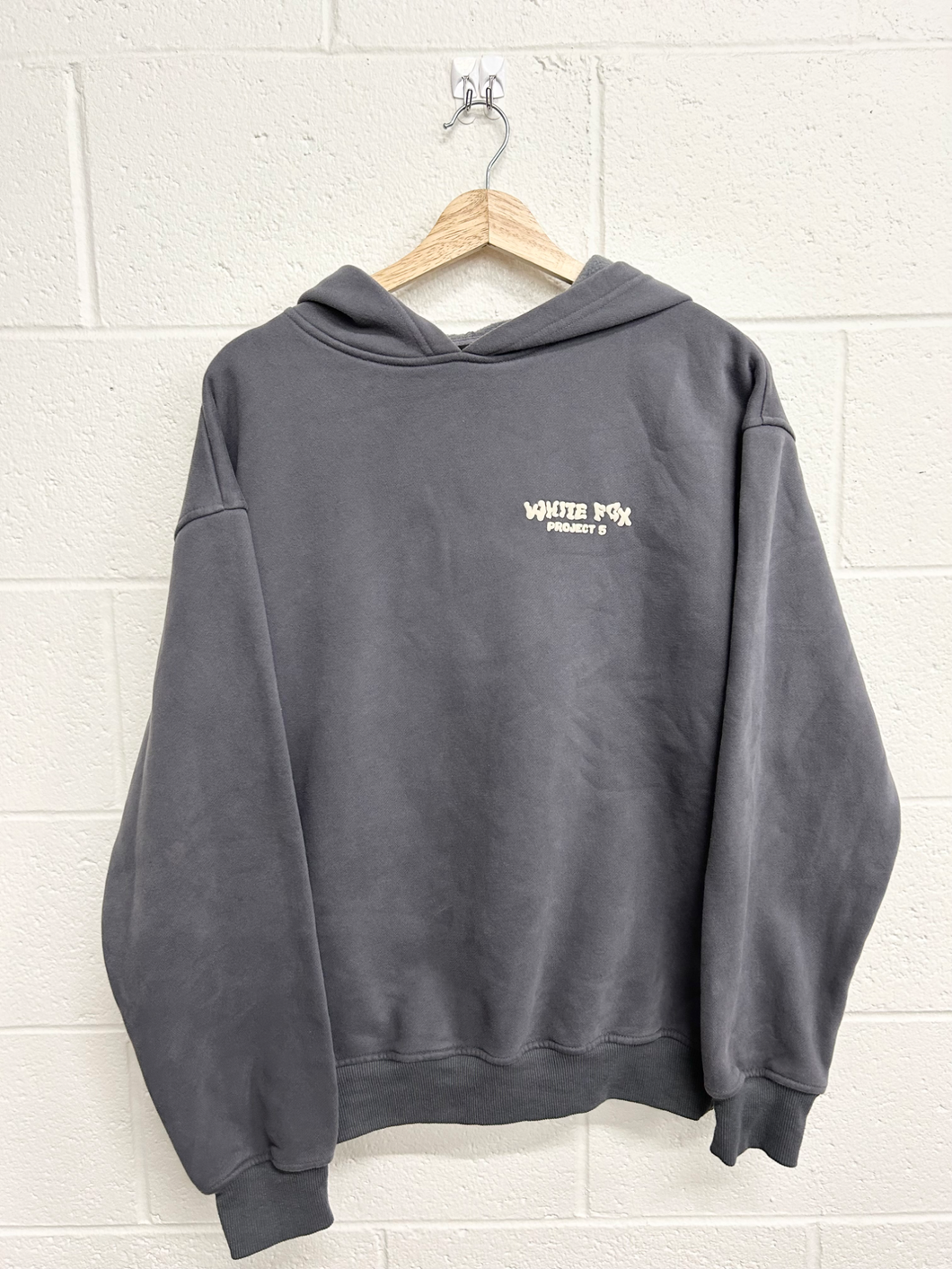 White Fox Sweatshirt Size Small