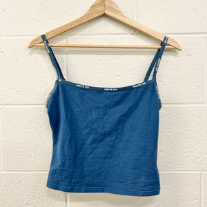 White Fox Tank Top Size Medium