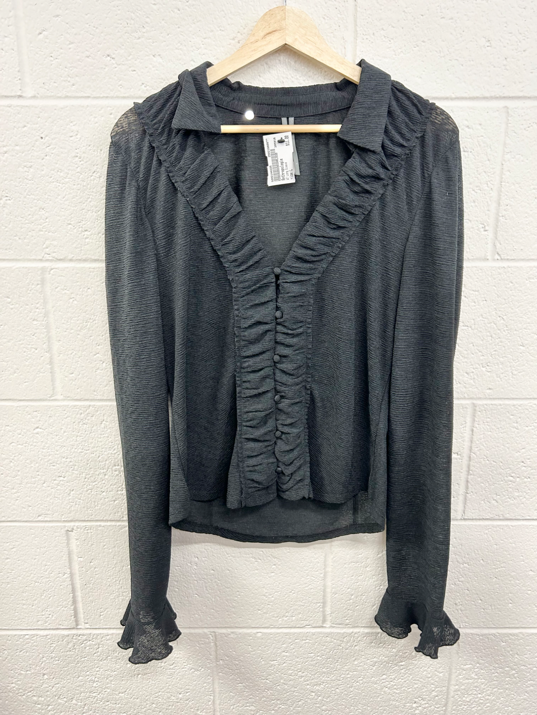 Anthropologie Long Sleeve Top Size Large