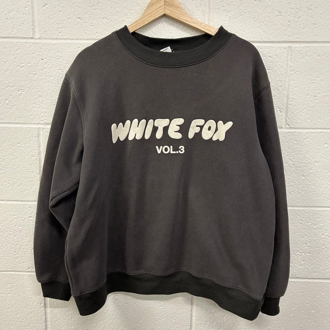 White Fox Sweatshirt Size Medium