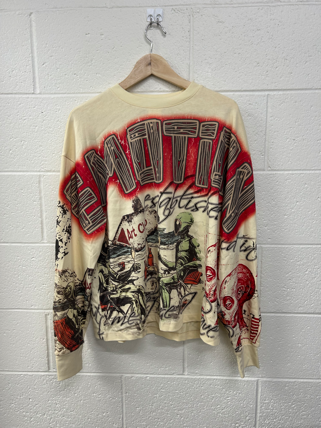 Mixed emotion Long Sleeve Top Size Medium