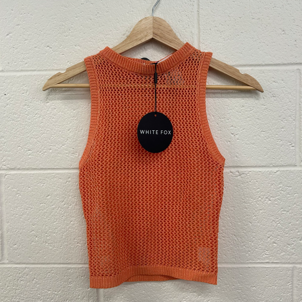 White Fox Tank Top Extra Extra Small